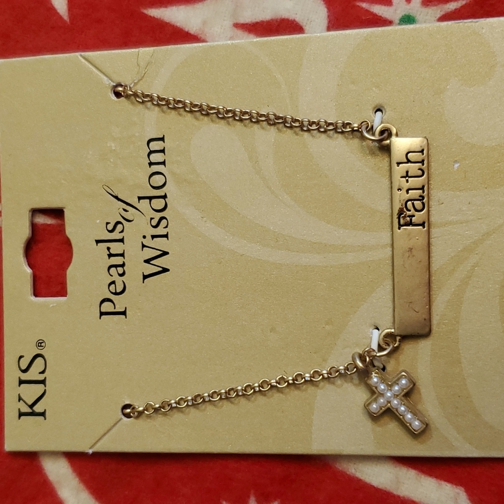 KIS Pearl's of Wisdom "Faith" Necklace